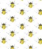 Cotton Print Fabric | Bumble Bee Ivory