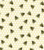 Cotton Print Fabric | Honey Bee Ivory