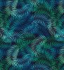 Cotton Print Fabric | Trailing Fern Navy
