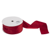 Premium Wire Edged Ribbon | Velvet Embossed Filigree, 63mm