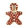 Diamante Buttons | Gingerbread Man