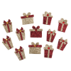 Christmas Embellishments | Glitter Presents, 12pcs