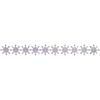 Festive Trimmings, 25mm | Metallic Snow Flake