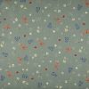 Organic Cotton Fabric | Small Flowers Dusty Green