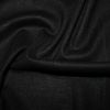 Stretch Linen & Viscose Fabric | Black