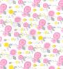 Organic Cotton Fabric Print | Floral Pink
