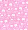 Organic Cotton Fabric Print | Baby Girl Pink