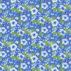 Summer Garden Fabric | Petunia Blue