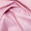 John Louden Linen Texture Fabric | Pink