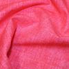 John Louden Linen Texture Fabric | Coral