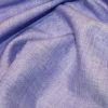 John Louden Linen Texture Fabric | Cornflower