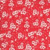 Moda 30s Playtime Fabric | Small Floral Scarlet