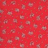 Moda 30s Playtime Fabric | Floral Sprig Scarlet