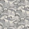Scandi Christmas Makower Fabric | Scenic Grey