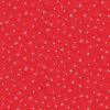 Scandi Christmas Makower Fabric | Star Red