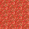 Classic Foliage Makower Fabric | Classic Scroll Red