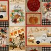 Happy Fall Fabric | Patchwork