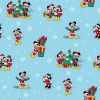 Disney Christmas Fabric | Mickey & Friends Blue