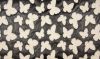 Faux Leather Fur Cut Out Fabric | Butterfly White