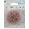 Luxury Faux Fur Pom Poms | Pink, 60mm