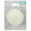 Luxury Faux Fur Pom Poms | Cream, 60mm