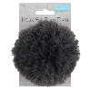 Luxury Faux Fur Pom Poms | Grey, 11cm
