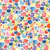 Rose & Hubble 60" Digital Cotton Fabric | Hearts Multi