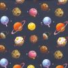 Rose & Hubble 60" Digital Cotton Fabric | Food universe
