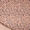 Soft Shell Fleece Fabric | Mini Leaf Dusty Pink