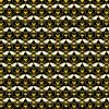 Buzzworthy Fabric | Bee Geo Black / Gold - Metallic