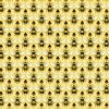 Buzzworthy Fabric | Bee Geo Yellow / Gold - Metallic
