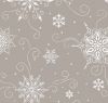 Riley Blake Designs Extra Wide Fabric | Snowed In Grey