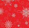 Riley Blake Designs Extra Wide Fabric | Snowed In Red
