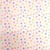 Cotton Rich Jersey Fabric | Neon - Ditzy Floral White