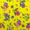 Jersey Cotton Rich Fabric | Floral Yellow