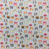 Winceyette Fabric | Cats Blue