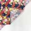 Imaza Cotton Fabric | Flower Royal Metallic