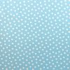 PU Printed Waterproof Raincoat Fabric | Spots Light Blue