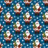 Christmas Fun Fabric | Santa Claus Blue