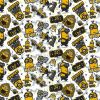 Wide Width Licensed Cotton Fabric | Minion Names