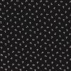 Cotton Rich Jersey Fabric | Foil - Anchors Black