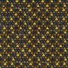 Metallic Robert Kaufman Fabric | Gustav Klimt - Triangles Black