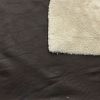 Soft Suede Backed Fur Fabric | Brown