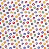 Cotton Print Fabric | Pool Balls White