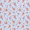 Cotton Print Fabric | Home Tweet Home Sky Blue