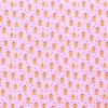 Cotton Print Fabric | Bird House Candy Pink