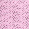 Cotton Print Fabric | Flower Path Candy Pink