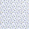 Cotton Print Fabric | Garden Blooms Powder Blue