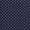Cotton Print Fabric | Sail Away - Anchors Navy