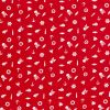 Cotton Print Fabric | Sail Away - Sea Notions Red